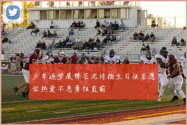 少年逐梦展锋芒沈诗扬生日快乐愿你热爱不息勇往直前
